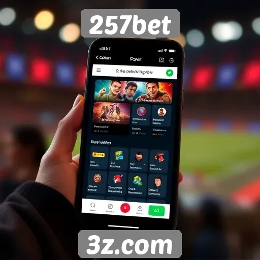 Exploração das funcionalidades móveis do 257bet